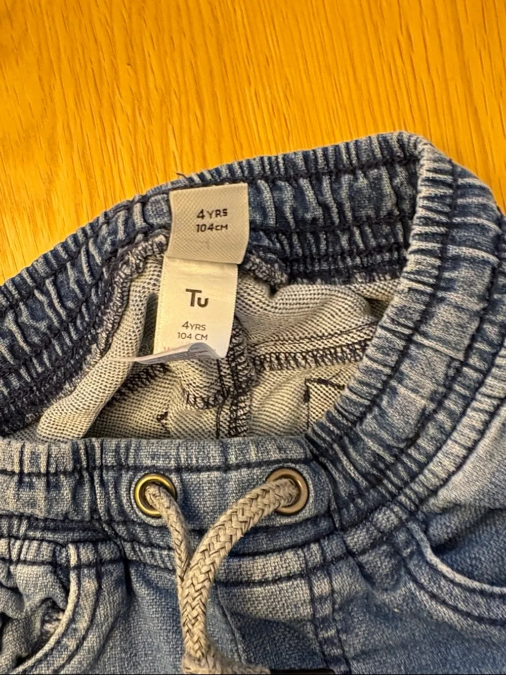 Kids Lightweight Denim Shorts - Blue - size 4 years